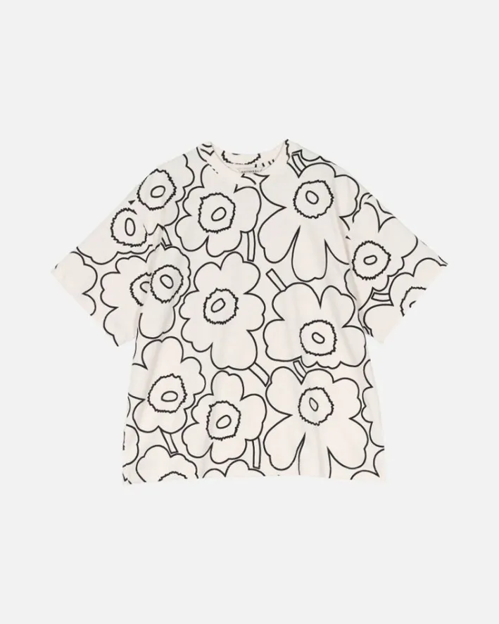 Marimekko Kioski Nopeus Pieni Piirto Unikko T-Shirt<Woman Tops & Tunics