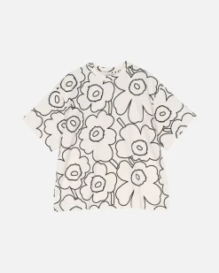 Marimekko Kioski Nopeus Pieni Piirto Unikko T-Shirt<Woman Unisex