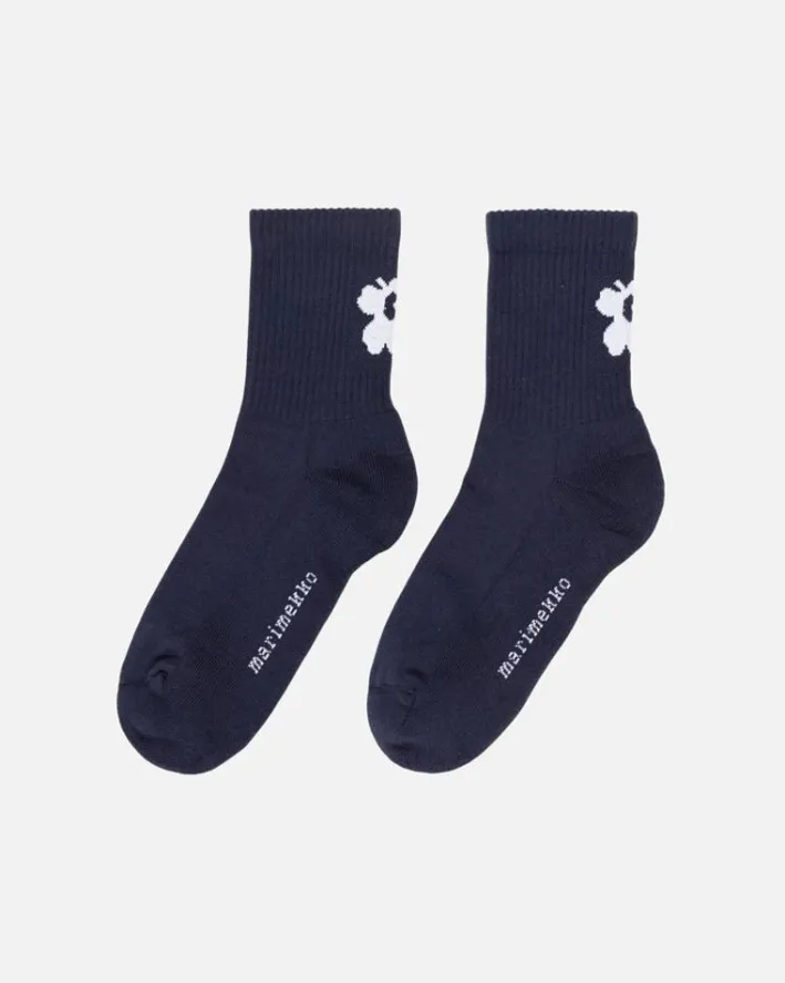 Marimekko Kioski Puikea Unikko Tennis Socks<Woman Socks
