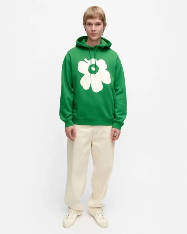 Marimekko Kioski Runoja Unikko Placement Hoodie<Woman Unisex