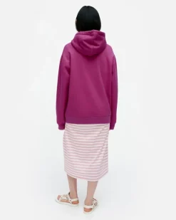 Marimekko Kioski Runoja Unikko Placement Hoodie<Woman Unisex
