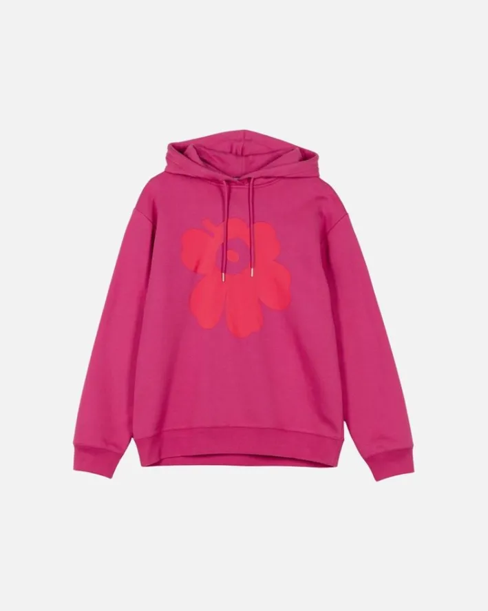 Marimekko Kioski Runoja Unikko Placement Hoodie<Woman Unisex