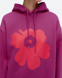 Marimekko Kioski Runoja Unikko Placement Hoodie<Woman Tops & Tunics