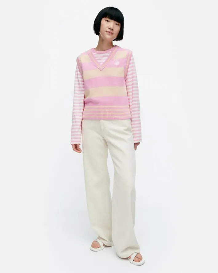 Marimekko Kioski Siete Maalis Patja Cotton Knitted Top<Woman Tops & Tunics