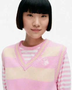 Marimekko Kioski Siete Maalis Patja Cotton Knitted Top<Woman Knits & Sweaters