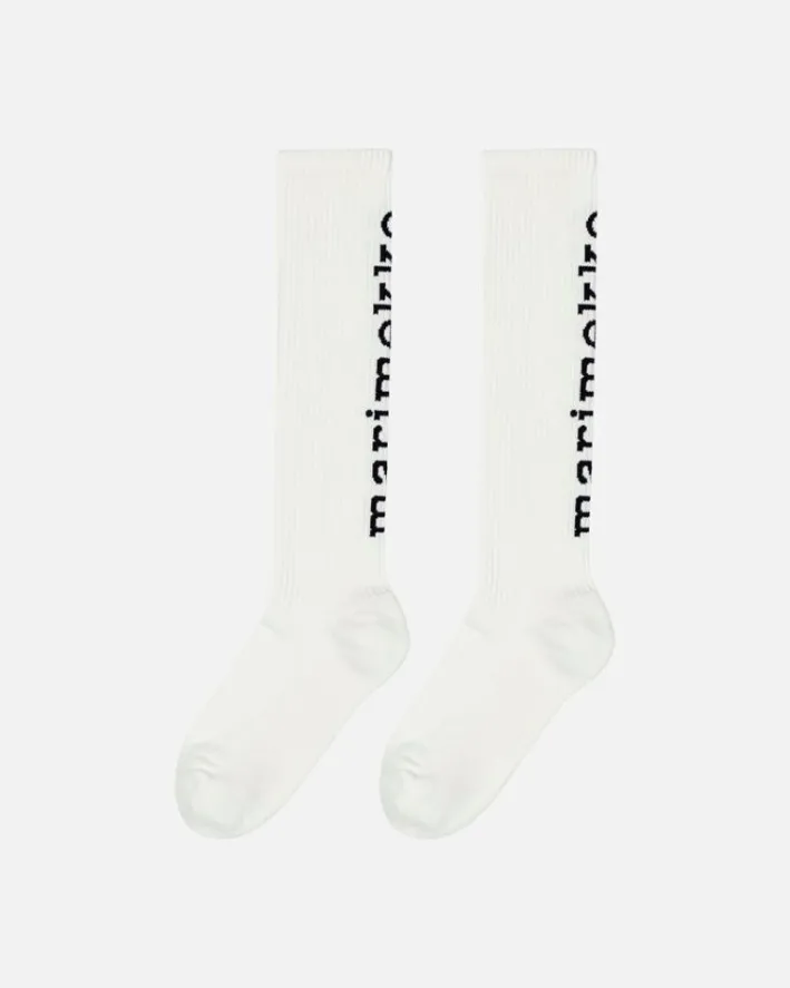 Marimekko Kioski Suikea Logo Knee Socks<Woman Socks