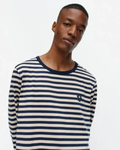 Marimekko Kioski Tasaraita Men Longsleeve Jersey Top<Woman Tops & Tunics