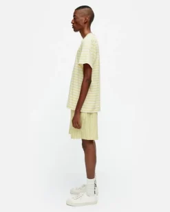 Marimekko Kioski Tasaraita Men Shortsleeve T-Shirt<Woman Unisex