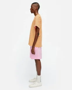 Marimekko Kioski Tasaraita Men Shortsleeve T-Shirt<Woman Unisex