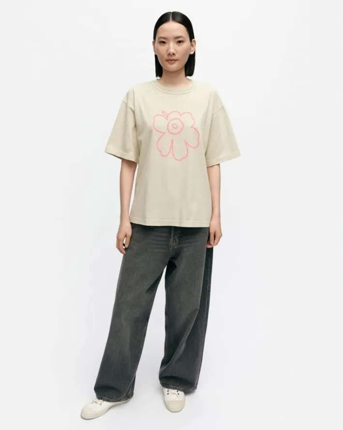 Marimekko Kioski Veig Piirto Unikko Placement T-Shirt<Woman Tops & Tunics