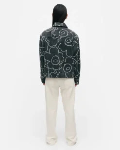 Marimekko Kioski Ystavyys Pieni Piirto Unikko 2 Denim Jacket<Woman Coats & Jackets