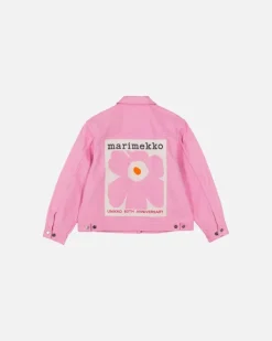 Marimekko Kioski Ystavyys Unikko Denim Jacket<Woman Coats & Jackets