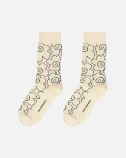Marimekko Kirmailla Piirto Unikko Socks<Woman Socks