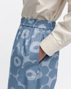 Marimekko Kohti Unikko Cotton Poplin Trousers<Woman Trousers