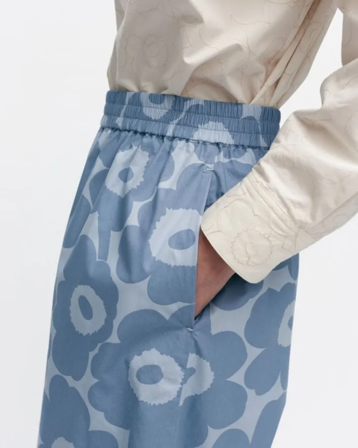 Marimekko Kohti Unikko Cotton Poplin Trousers<Woman Trousers