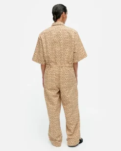 Marimekko Kukkein Unikko Cotton Overall<Woman Printed Fabrics