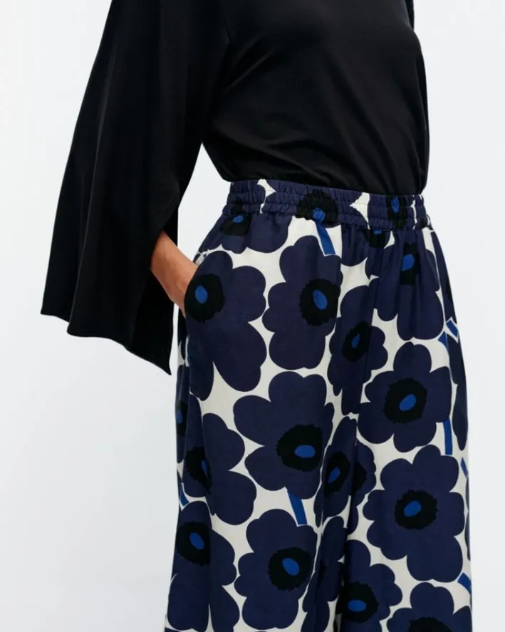 Marimekko Kuvio Unikko Cupro Mix Trousers<Woman Trousers