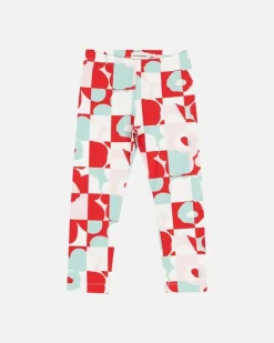 Marimekko Lairi Ruutu Unikko Ii Trousers<Woman Kids' Clothing