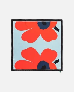 Marimekko Lauhtua Heijastus Unikko Silk Scarf<Woman Scarves