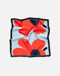 Marimekko Lauhtua Heijastus Unikko Silk Scarf<Woman Scarves