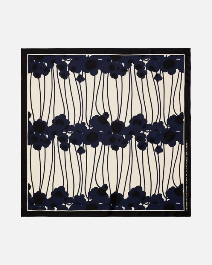 Marimekko Lauhtua Lammet Silk Scarf<Woman Scarves