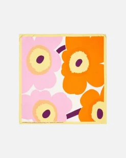 Marimekko Lauhtua Unikko Silk Scarf<Woman Scarves