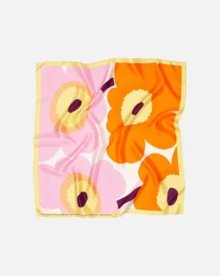 Marimekko Lauhtua Unikko Silk Scarf<Woman Scarves