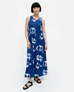 Marimekko Liplatus Helakka Jersey Dress<Woman Dresses