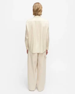 Marimekko Maija Pikkuinen Unikko Silk Shirt<Woman Tops & Tunics