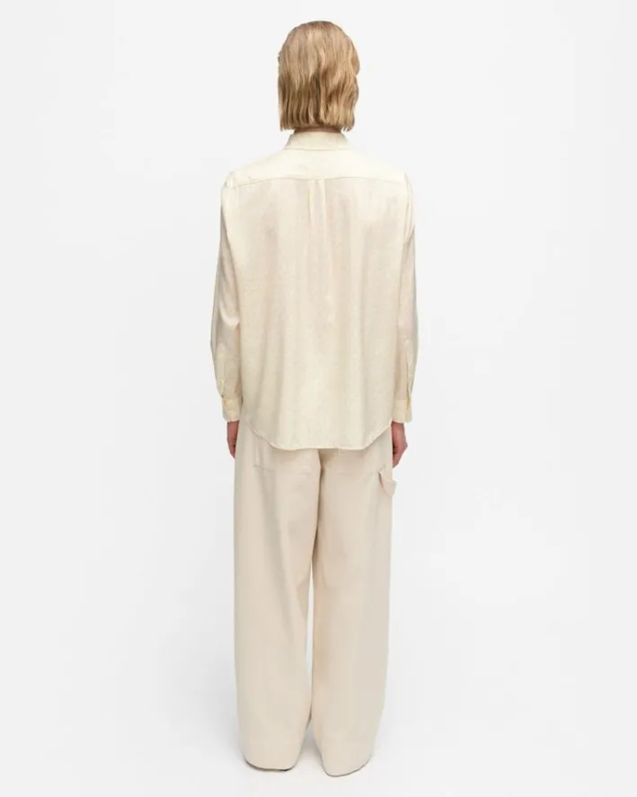 Marimekko Maija Pikkuinen Unikko Silk Shirt<Woman Tops & Tunics