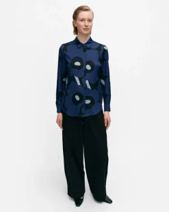 Marimekko Maija Unikko Silk Shirt<Woman Tops & Tunics