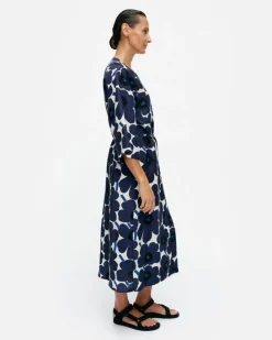 Marimekko Markkinat Unikko Cupro Mix Dress<Woman Dresses