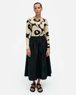 Marimekko Meimi Mini Unikko Cotton Poplin Skirt<Woman Skirts