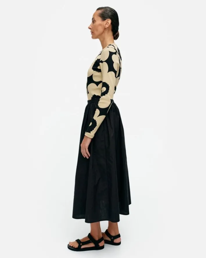 Marimekko Meimi Mini Unikko Cotton Poplin Skirt<Woman Skirts