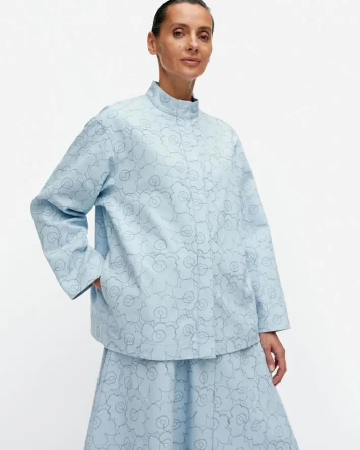 Marimekko Metri Mini Piirto Unikko Cotton Jacket<Woman Tops & Tunics