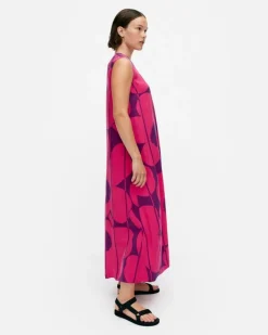 Marimekko Migot Vesi Unikko Dress<Woman Printed Fabrics