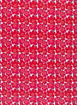 Marimekko Mini Unikko Cotton Fabric<Woman Printed Fabrics