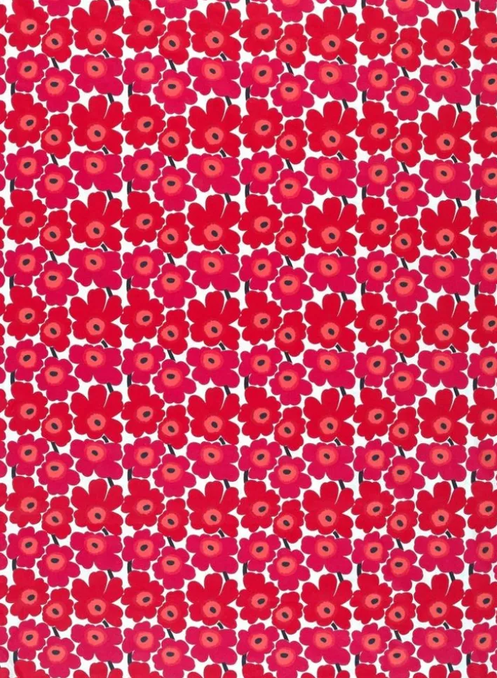 Marimekko Mini Unikko Cotton Fabric<Woman Printed Fabrics