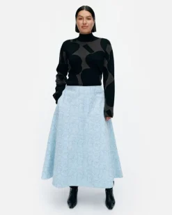 Marimekko Misla Mini Piirto Unikko Cotton Skirt<Woman Skirts