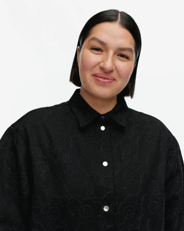 Marimekko Mitta Mini Piirto Unikko Cotton Dress<Woman Dresses