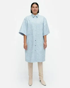 Marimekko Mitta Mini Piirto Unikko Cotton Dress<Woman Dresses