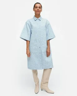 Marimekko Mitta Mini Piirto Unikko Cotton Dress<Woman Dresses