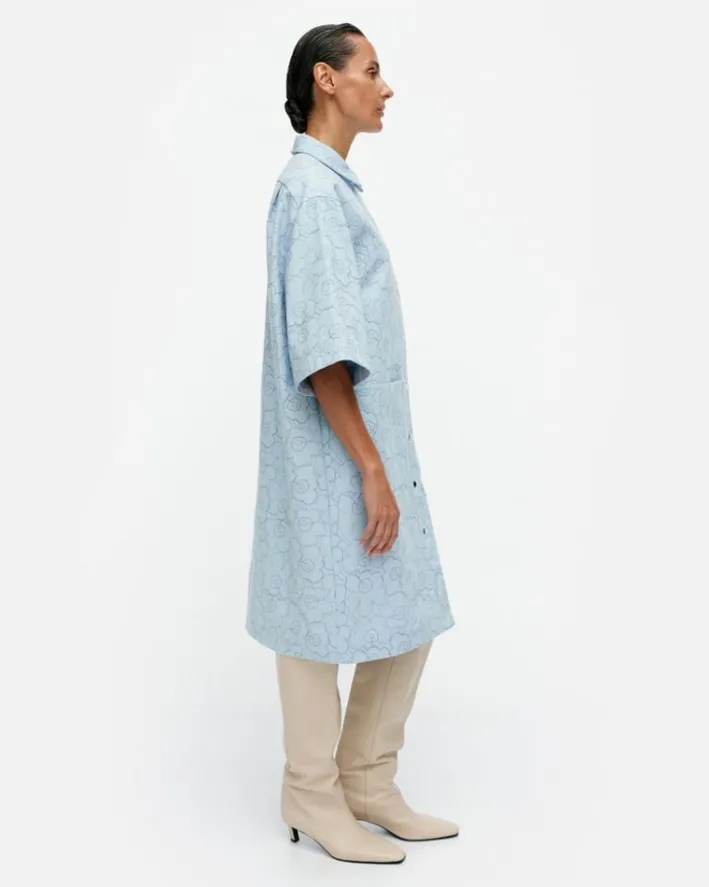 Marimekko Mitta Mini Piirto Unikko Cotton Dress<Woman Dresses