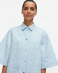 Marimekko Mitta Mini Piirto Unikko Cotton Dress<Woman Dresses