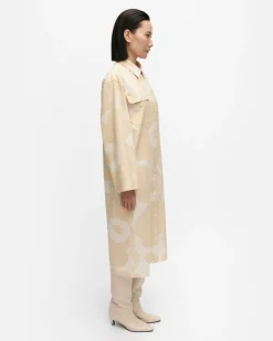 Marimekko Monokromi Unikko Cotton Dress<Woman Dresses