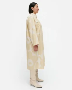 Marimekko Monokromi Unikko Cotton Dress<Woman Dresses