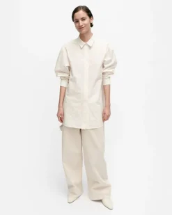 Marimekko Muoto Piirto Unikko Cotton Poplin Shirt<Woman Tops & Tunics