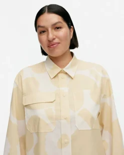 Marimekko Mystiikka Unikko Cotton Shirt<Woman Tops & Tunics