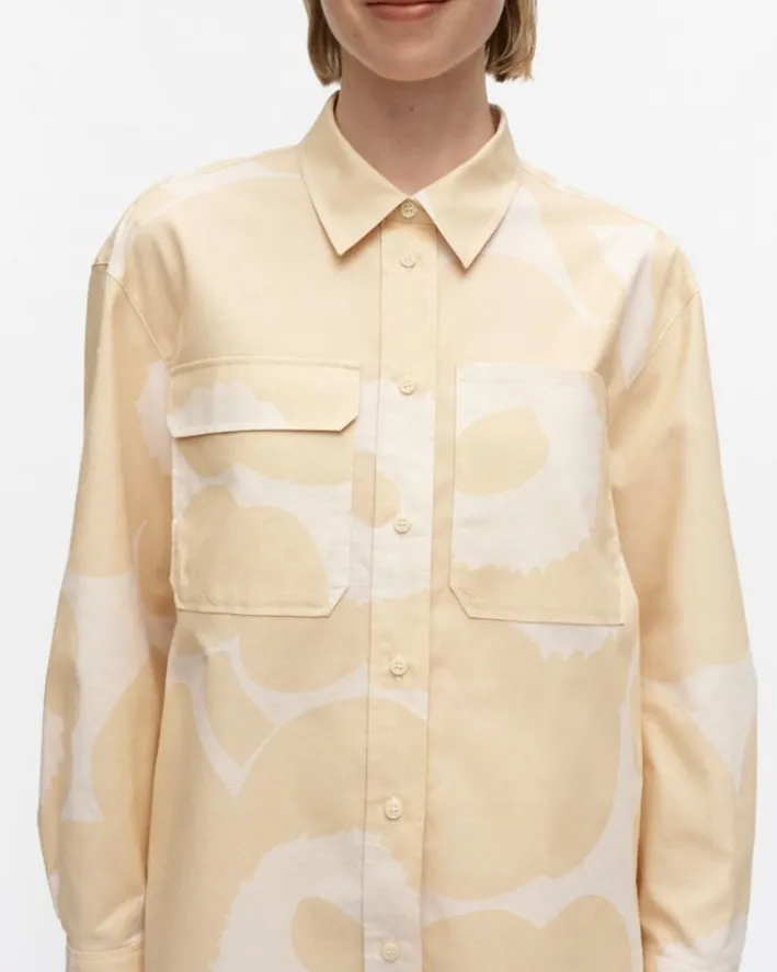 Marimekko Mystiikka Unikko Cotton Shirt<Woman Tops & Tunics