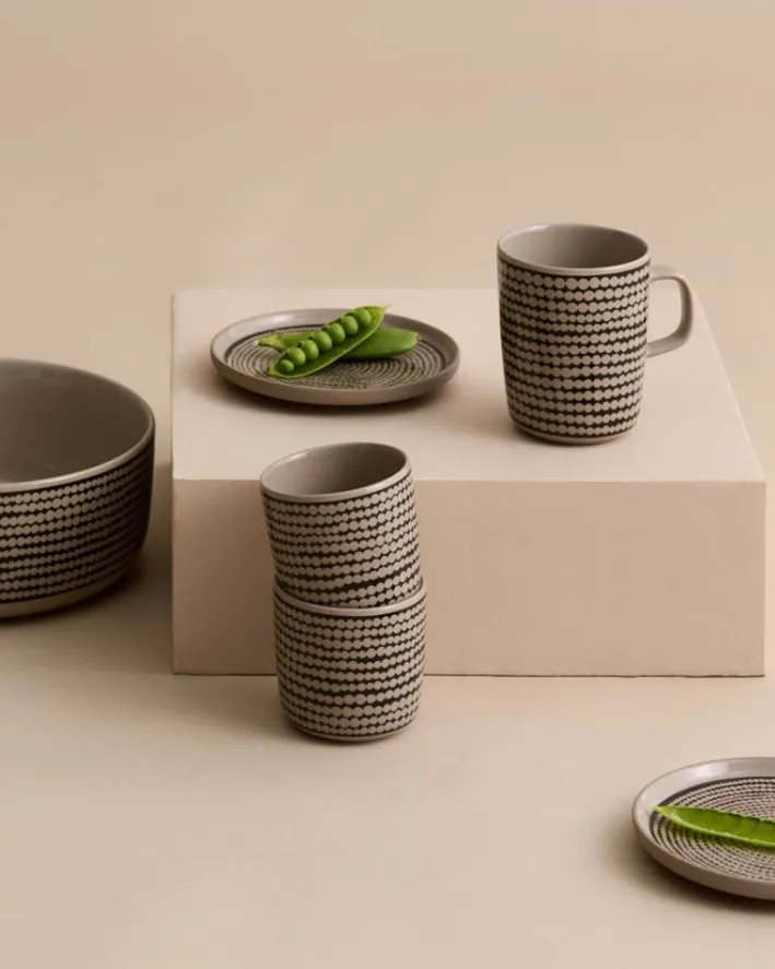 Marimekko Oiva / Siirtolapuutarha Coffee Cup 2Dl, Without Handle 2 Pcs<Woman Kitchen & Dining
